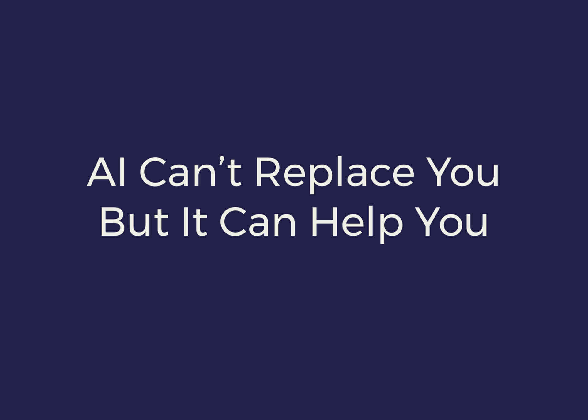 AI for Small Business It Can't Replace You But It Can Help You