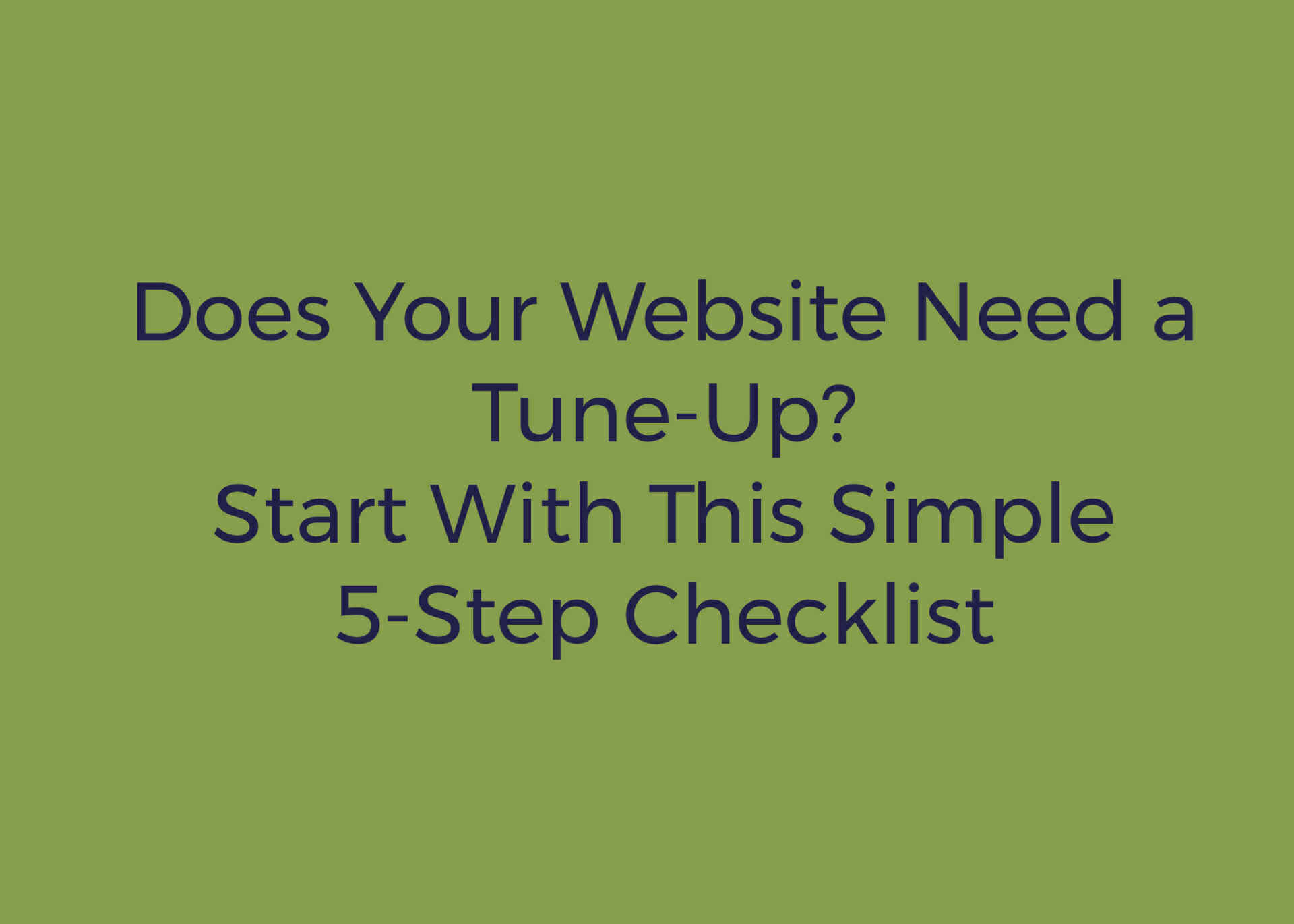 Cowichan Valley Business Website Design Checklist