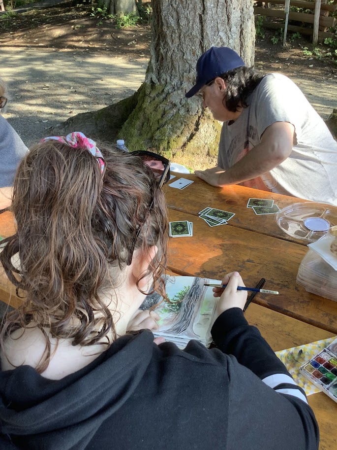 The Cowichan Digital Team Hanging out at Shawnigan Lake